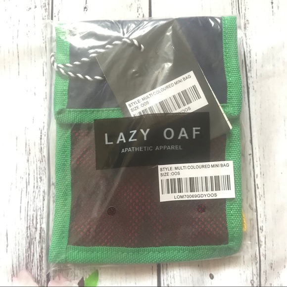 New Lazy Oaf Multi Coloured Mini Bag - Picture 7 of 7